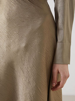 Loose Fit A Kesim Saten Etek