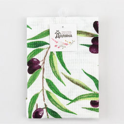 Полотенце кухонное Доляна Красота повсюду 35х60 см, 100% хлопок, 160г/м2  фото 5