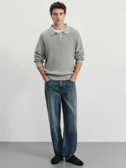 Джемпер с эффектом меланж / Zarina