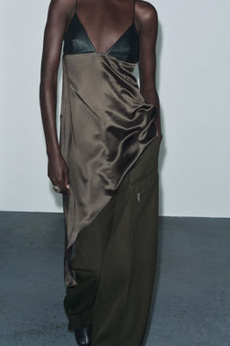 ASYMMETRIC CONTRAST TOP ZW COLLECTION - Zara фото 4