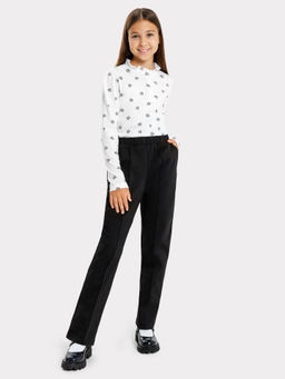 Джемпер для девочек белого цвета с принтом в виде букв - Mark formelle фото 2