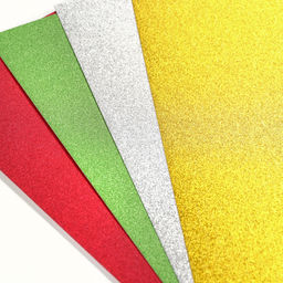 Набор цветного картона Смешарики: 4 цвета с блёстками + 8 цветов, 12 листов, 250 г/м2  фото 4