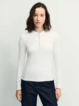 Джемпер на молнии из хлопка / Zarina