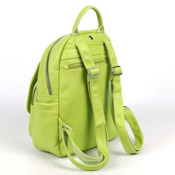 Женский рюкзак из эко кожи Z166-5 Светло-Зеленый - Cidirro фото 3