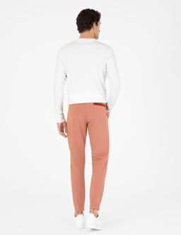 Коричневые зауженные спортивные штаны - Cacharel фото 4