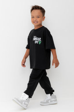 КР 400765/черный к562 брюки для мал - Crockid фото 3