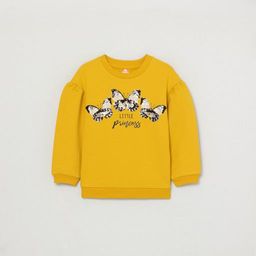 CRB wear/CWKG 62882-30-290 Джемпер модель свитшот для девочки, желтый/Ex.Cherubino  фото 4