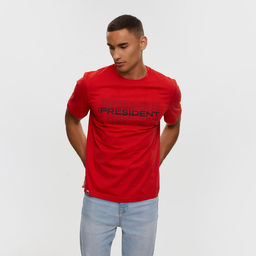 Футболка President, размер XL, цвет красный