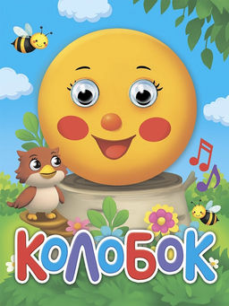 Книжка с глазками мини "Колобок" (35896-0)