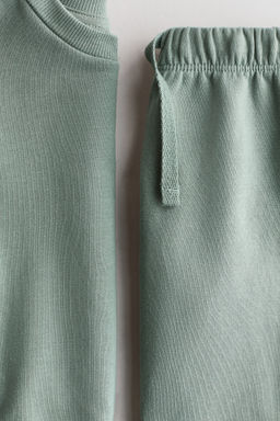 Conjunto de 2 piezas en tejido sudadera - H&m фото 3