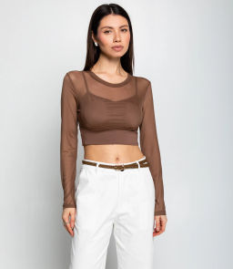 Топ #КТ202 (12), шоколадный