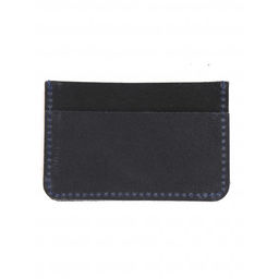 Обложка пропуск/карточка/проездной Croco-фк-1001 натуральная кожа синий пулл-ап (85) 265116