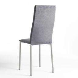 Стул для кухни «Клик Мебель. Венский 1», обивка велюр, цвет графит