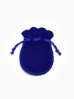 Набор мешочков бархатных 100шт. , 7*9, цвет синий (1249690)