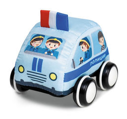 Стеллар. Машинка мягкая арт.03104 "Полиция" /16