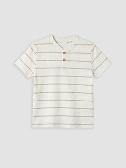 Erkek ?ocuk Henley Yaka Ti??rt