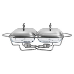 МАРМИТ ДВОЙНОЙ LEFARD СЕРИЯ ОХОТА СО СТЕКЛЯННЫМИ ФОРМАМИ ДЛЯ ЗАПЕКАНИЯ, 1,6Л/1,6Л  фото 3