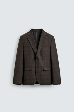 CHECK SUIT BLAZER - Zara фото 8