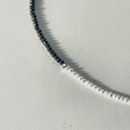 Бусы из Пирита и Жемчуга