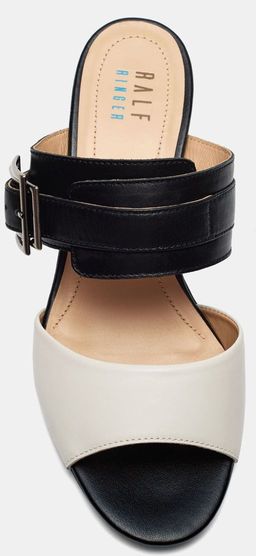 Сабо женские RALF RINGER/966008ЧБ/Черный/Белый фото 4