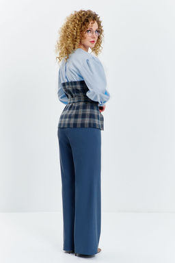 Костюм Euro Moda 627/1 голубой, синий