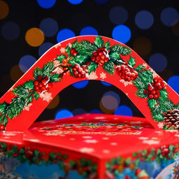 Цена за 5 шт. Подарочная коробка Кубик большой Винтаж120х120х120 (+60) - Simaland фото 5