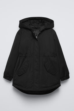 PARKA WITH FAUX FUR HOOD - Zara фото 2