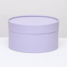 Подарочная коробка Frilly бледно-фиолетовая, завальцованная без окна, 21 х 11 см