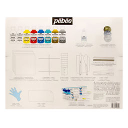 Краска акриловая PEBEO подарочный набор акриловых красок для Флюид Арт 118 мл 524600