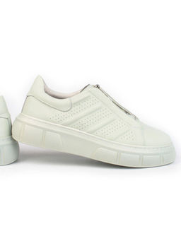 05-PDL256-3 LT. GREEN Кроссовки женские (натуральная кожа) - Фабричный китай фото 13