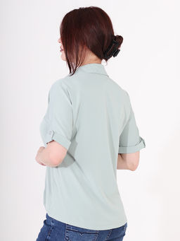 Блузка светло-зеленая Almond