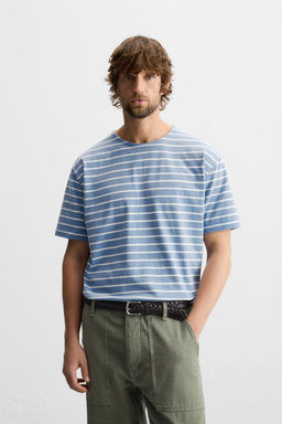 STRIPED JACQUARD T-SHIRT - Zara фото 2