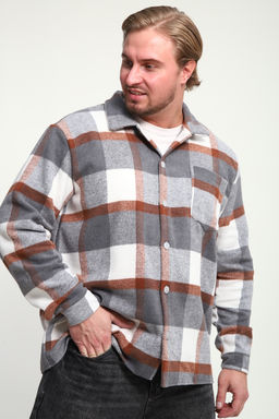 Рубашка мужская в клетку РМК-01