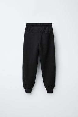 SPORTY INTERLOCK TROUSERS