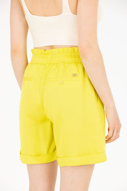 U. S. Polo Assn Женские неоново-желтые тканые бермуды-капри Неожиданная скидка в корзине - U.s. polo assn фото 21
