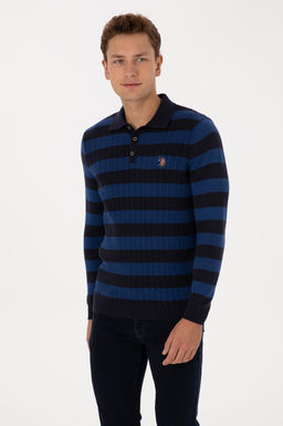 Erkek Lacivert Kazak