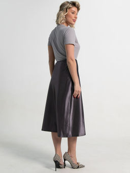 Юбка Коссаль (пыльно-графитовая) Ю15316-46М