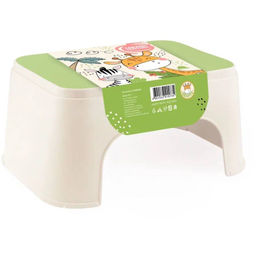 GIRAFFIX - табурет подставка зеленый-молочный - Полимербыт фото 3