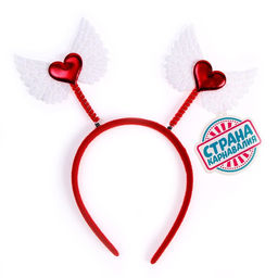 Карнавальный ободок Ангельское сердце - Simaland фото 2