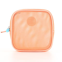 Косметичка на молнии, маленькая, сетчатая, Любовь и мир, оранжевая - Simaland фото 2