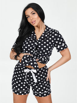 Нимфа пижама женская (горох)