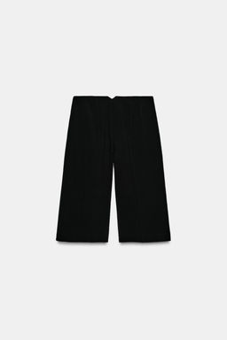 LONG HIGH-WAIST BERMUDA SHORTS - Zara фото 7