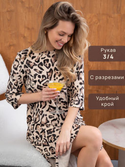 Платье женское Королева Коричневый - Modamica фото 18