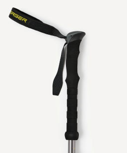 Треккинговые палки BERGER Hiking Peak BHP25TP4-01, 120-135 см, 4-секц., складн., тем.-сер./горчичн.  фото 3