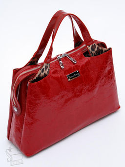 Сумка женская кожаная 9613-1S wine red Velina Fabbaino-Safenta в Новосибирске