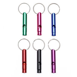 Цена за 12 шт. Свисток металлический малый для собак, 4,6 х 0,8 см, фасовка 12 шт, микс цветов - Пижон фото 4