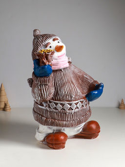 Подставка для бутылки «Снеговик», 40×28×19 см