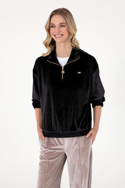 Kad_n Siyah Sweatshirt Sepette S_rpriz _ndirim - U.s. polo assn фото 3
