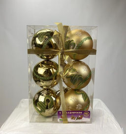 НГ шары на ёлку, символ года 60мм