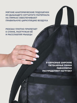 Рюкзак 25ш80026 графит